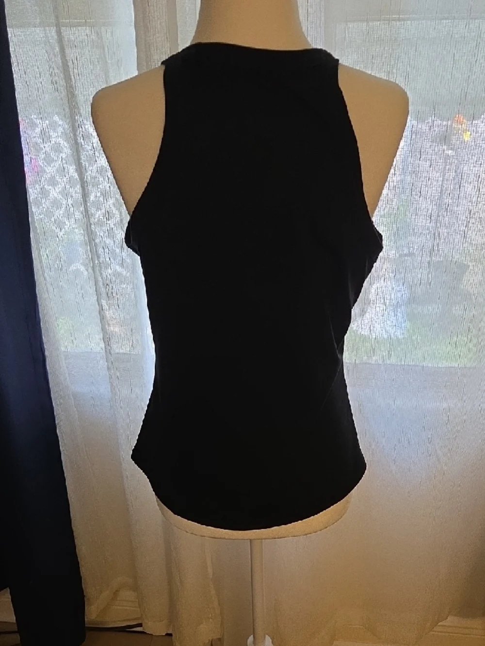 Nike Black Racerback Tank‎ with White Swoosh